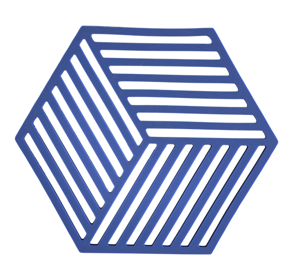 Bordskåner Hexagon indigo fra Zone