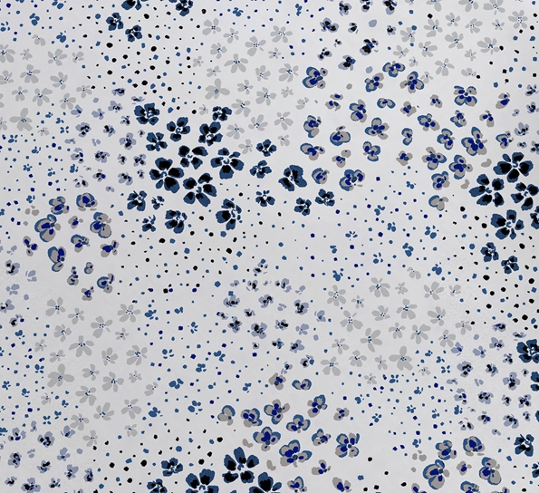 Akrylduk Viola blå antiskli pr meter fra Södahl