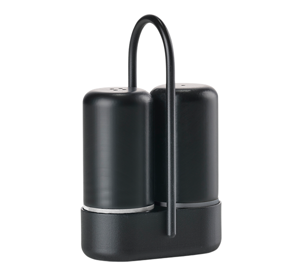 Singles salt- og peppersett sort fra Zone