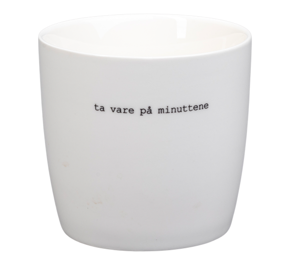 Krus Ta vare på minuttene 30 cl hvit fra Sögne Home