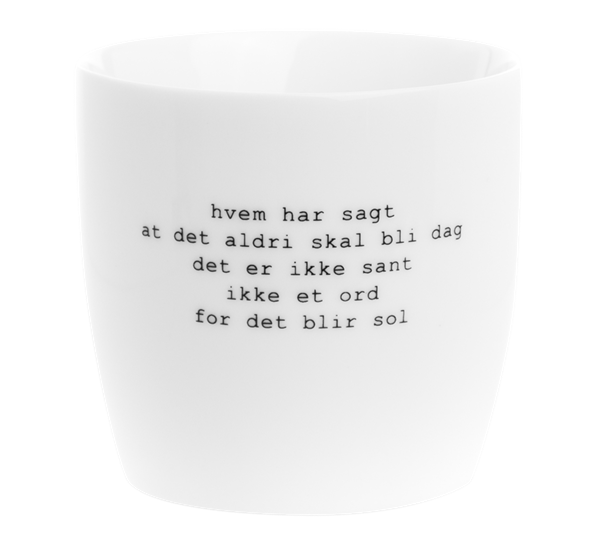 Krus Hvem har sagt 30 cl hvit fra Sögne Home