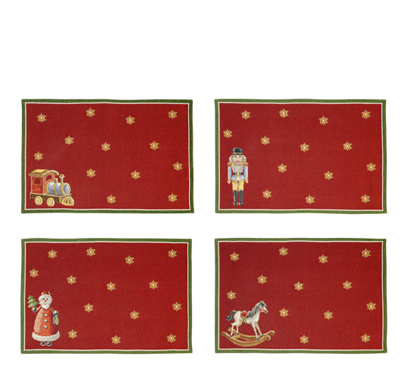 <p>Toy's Delight spisebrikker 32x48 cm 4-pk Villeroy &amp; Boch</p>
