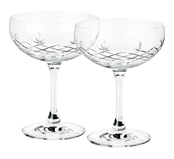 Crispy Gatsby champagneglass 33 cl 2-pk fra Frederik Bagger
