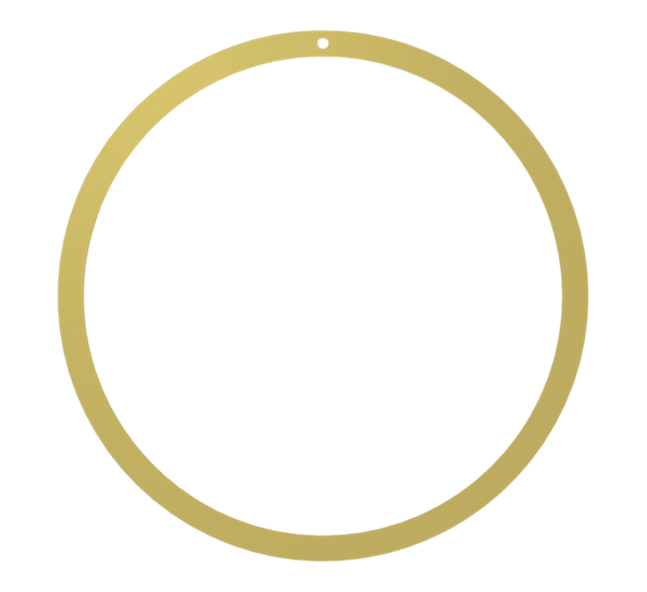 Wreath krans 40 cm messing fra Cooee Design