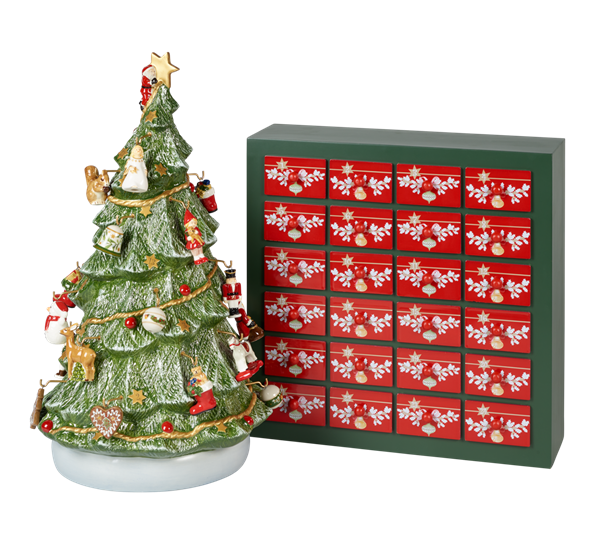 Christmas Toys Memory julekalender 3D juletre 25x32x43 cm fra Villeroy & Boch