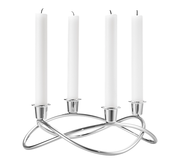 Season lysestake blankt stål fra Georg Jensen