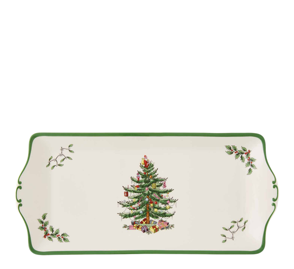 Christmas Tree sandwichfat 34x16cm fra Spode