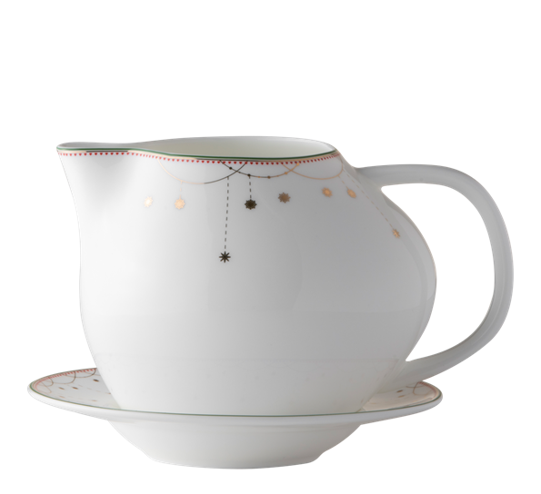 Julemorgen sausnebb med skål fra Wik & Walsøe