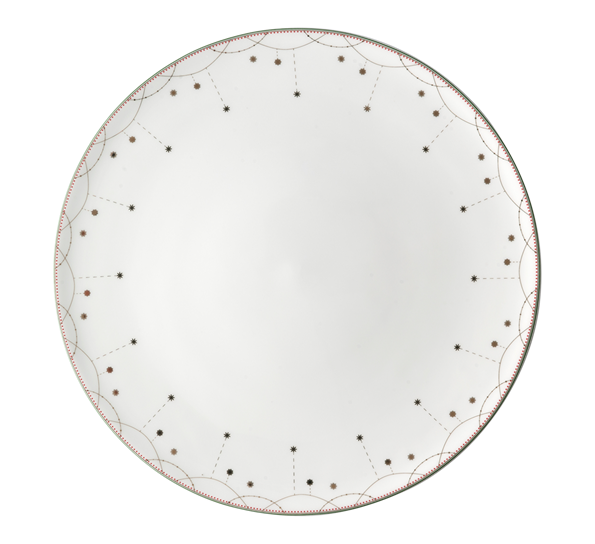 Julemorgen gourmettallerken 31 cm fra Wik & Walsøe