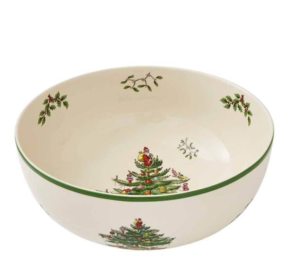 Christmas Tree serveringsbolle 24,5cm rund fra Spode