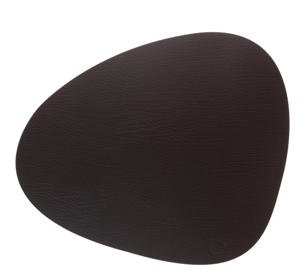 Curve Bull spisebrikke 37x44 cm brun Lind DNA