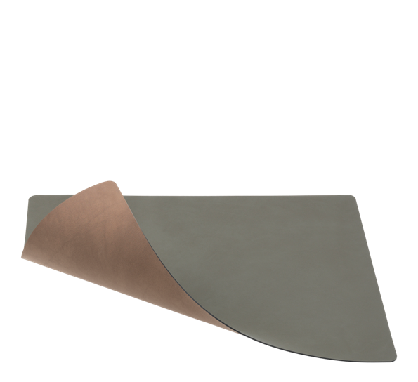 Square Nupo double spisebrikke 35x45 cm militærgrønn natur Lind DNA