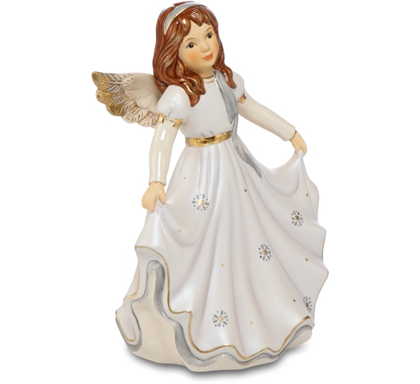 Christmas Dance engel m/spilledåse 20,5 cm