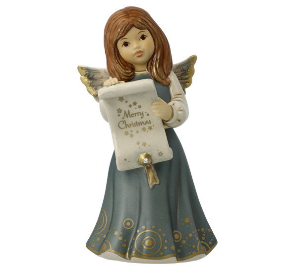 Starry Night engel Good News med Swarovski®-stjerne 15 cm Goebel