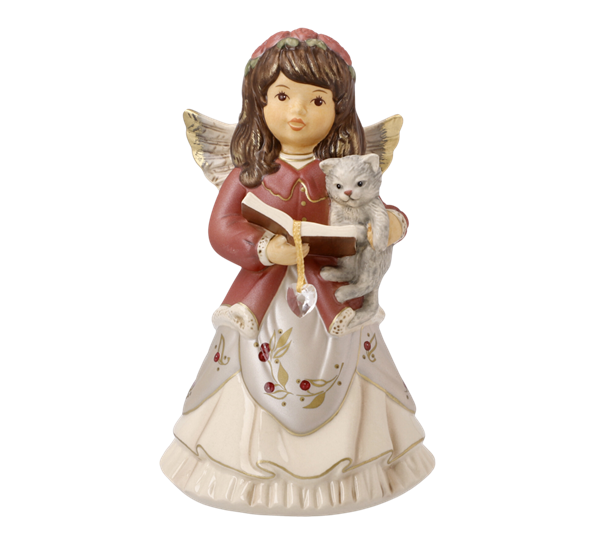 Winter Berry engel Little Christmas Story med Swarovski®-krystall 15 cm fra Goebel