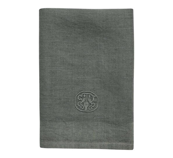 Plain linservietter 2-pk 45x45 cm mørk grå fra Georg Jensen Damask