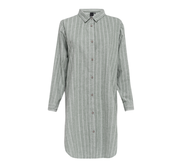 Pilen nattskjorte flanell dempet grønn M Høie