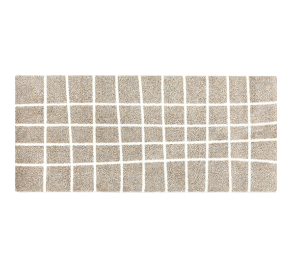 Hand Travertine dørmatte 45x100 cm fra Heymat