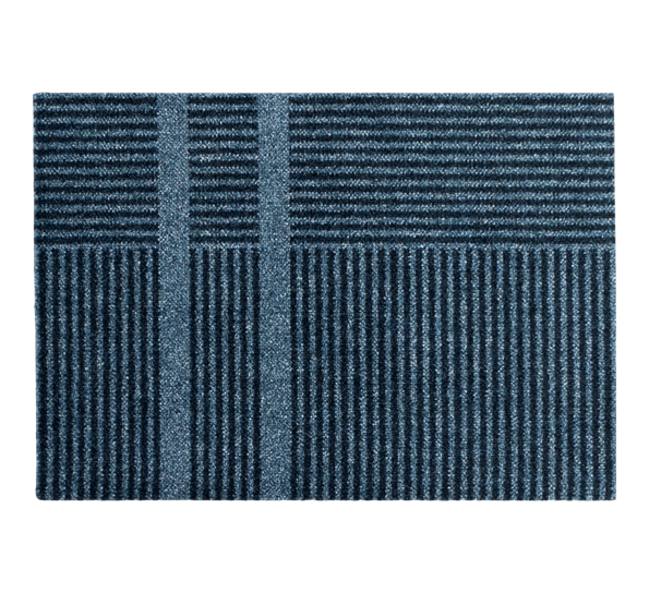 Løype Stormy Blue dørmatte 60x85 cm fra Heymat