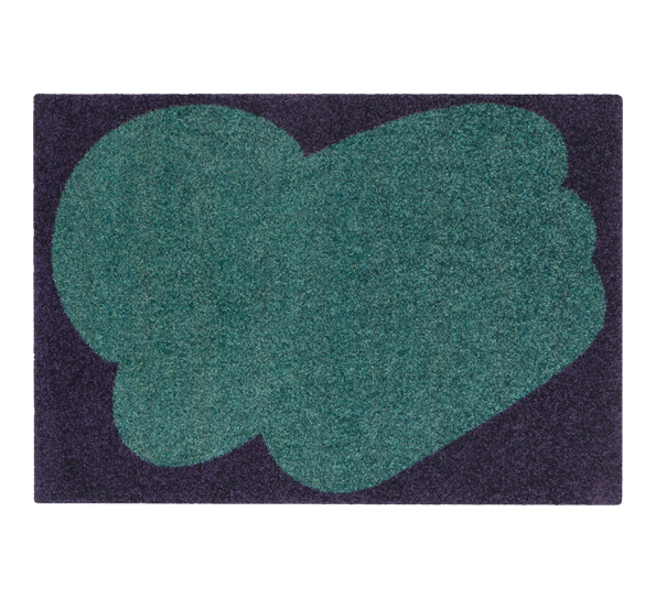 Sight Unseen dørmatte 58x81 cm smaragdgrønn fra Heymat