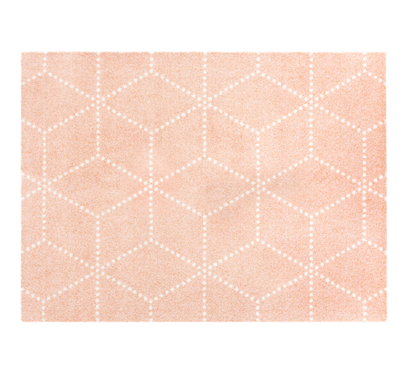 Hagl Blush dørmatte 85x115 cm fra Heymat