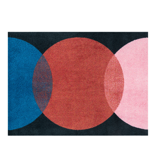 Spot Black dørmatte 85x115 cm fra Heymat