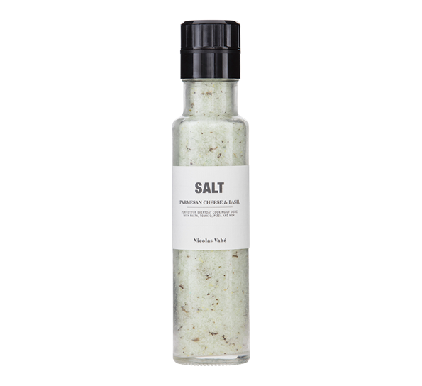 Salt med kvern parmesan og basilikum 320 g fra Nicolas Vahé