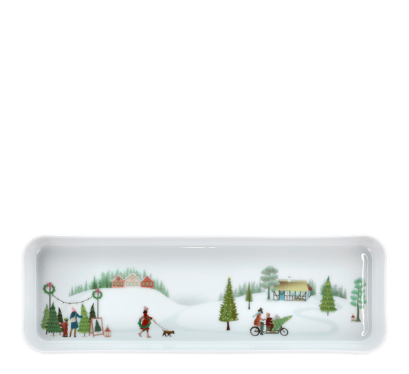 Vinter rektangulært fat 36x12cm fra Pillivuyt