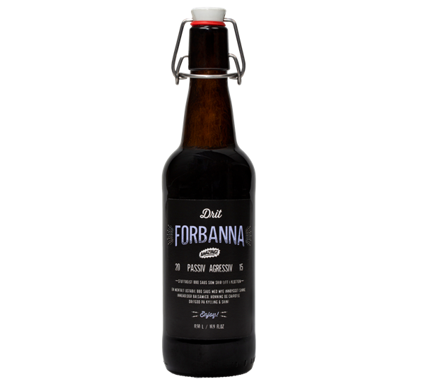 BBQ-saus Passiv Aggressiv 50 cl Drit Forbanna