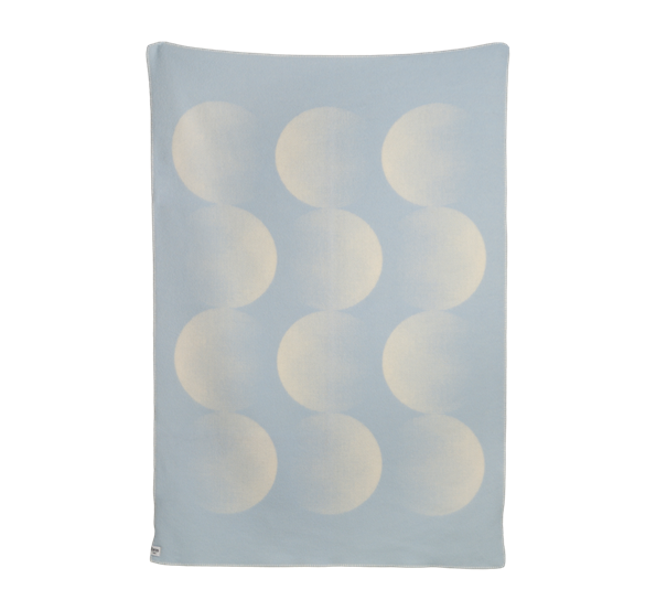 Moon pledd Crescent Blue fra Røros Tweed