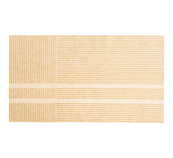 Løype Sunny Yellow dørmatte 85x150 cm fra Heymat