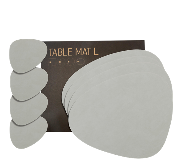 Curve Nupo 4 spisebrikke r og 4 glassbrikker metallic Lind DNA