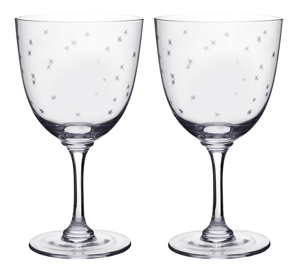 Vinglass stars 300 ml 2-pk klar fra The Vintage List