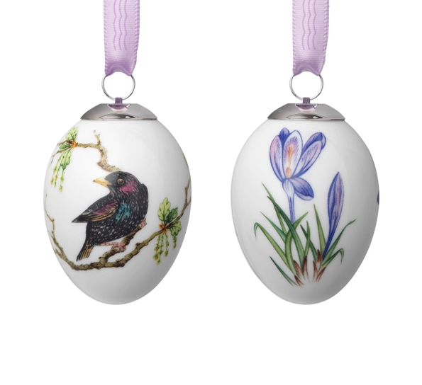 Påskeegg 2018 2Stk Krokus Og Stær fra Royal Copenhagen