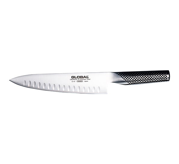 G-61 kokkekniv med luftlommer fra Global