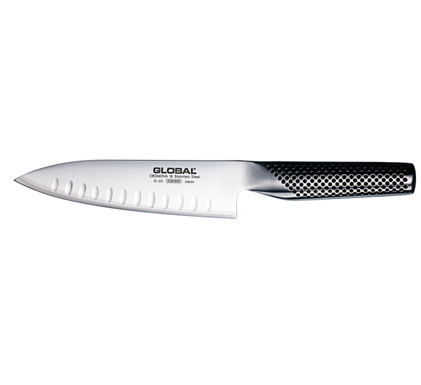 G-63 kokkekniv med luftlommer 16 cm fra Global