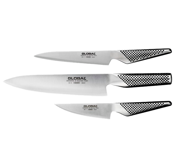 Knivsett GS-1 GS-11 og G-2 fra Global