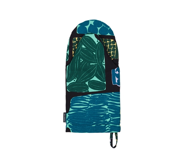 Purnikka grytevott grønn rød gul fra Marimekko