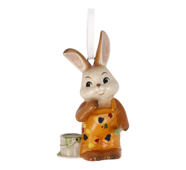 Ornament mini påskekanin maler fra Goebel