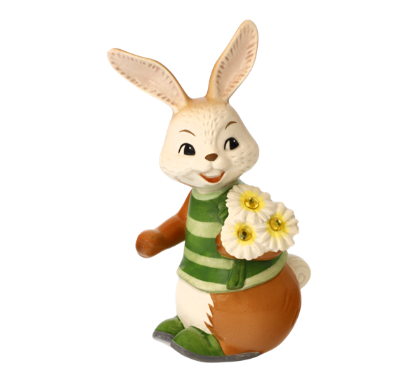 <p>Påskekanin I'm Glad You're Here 10 cm fra Goebel</p>
