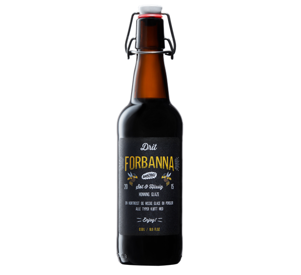 BBQ-saus Søt og Hissig 50 cl Drit Forbanna