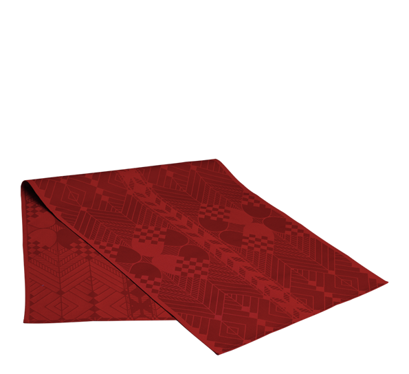 Christmas løper 50x140 cm dyp rød fra Georg Jensen Damask