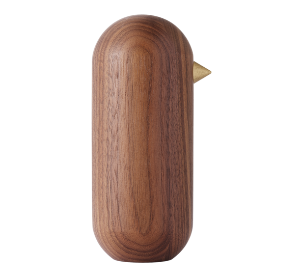 Little bird 13,5 cm walnut fra Normann Copenhagen