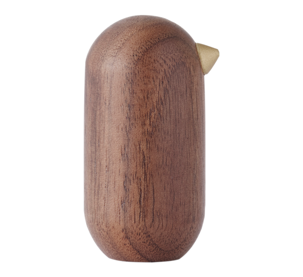 Little bird 5 cm walnut fra Normann Copenhagen