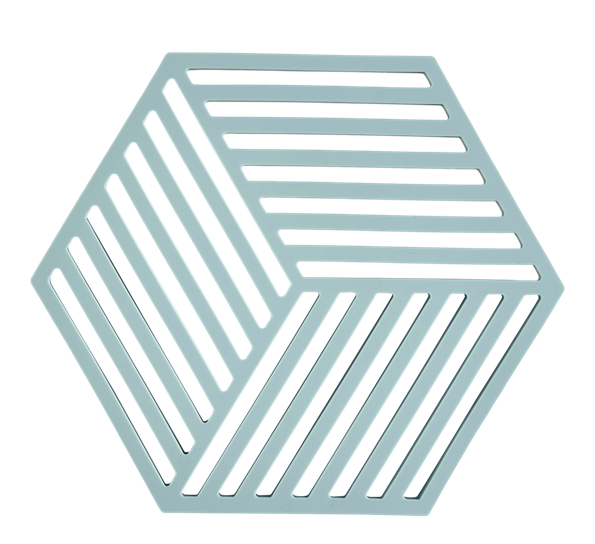 Bordskåner Hexagon fog blue fra Zone