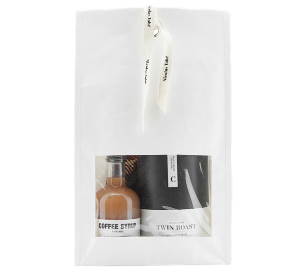 Gavepose til kaffekosen fra Nicolas Vahé