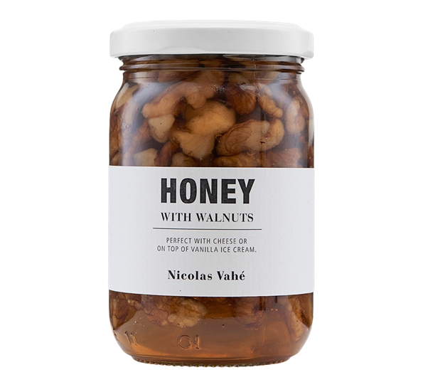 Honning med valnøtter 250 g fra Nicolas Vahé