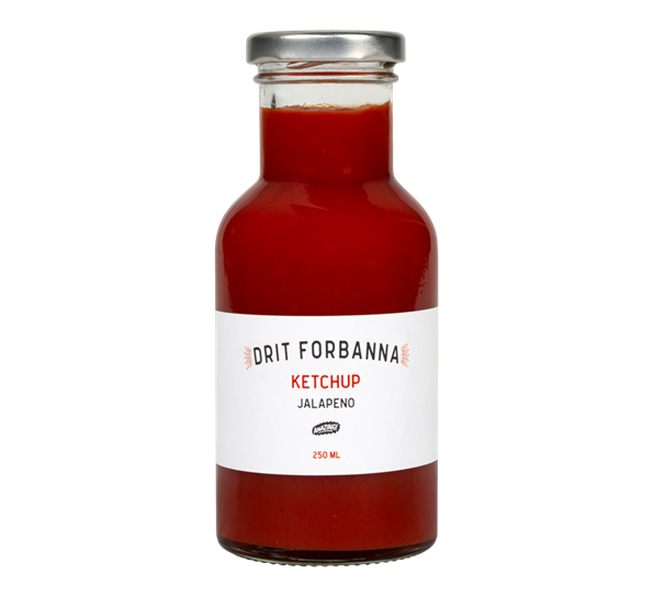 Drit Forbanna ketchup Jalapeno 25 cl Drit Forbanna