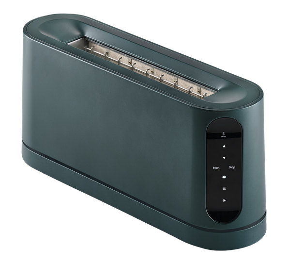 Brødrister 2 skiver 850 W grønn Jacob Jensen fra Jacob Jensen