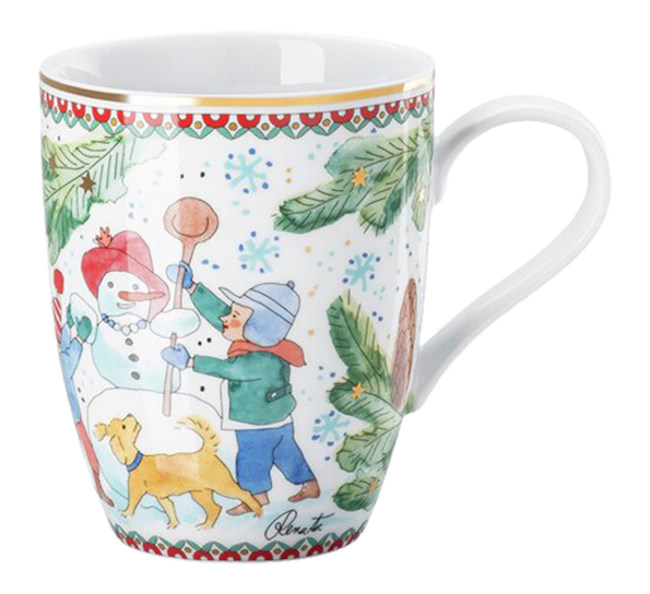 Weihnachtsspiele krus 360ml Ltd 2025 Hutschenreuther